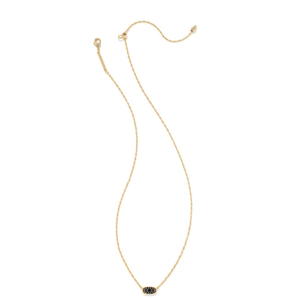 Kendra Scott Black and Gold Elegant Necklace - Picture 3 of 5
